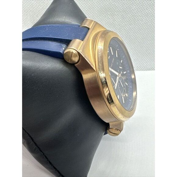 Michael Kors Dylan MK8295 Women's Blue Silicone Analog Dial Quartz Watch JNA680 - Picture 3 of 11